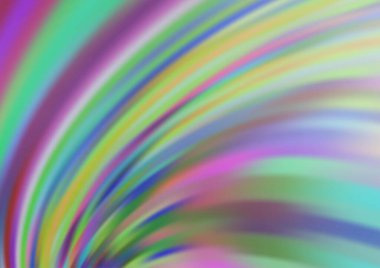 Kavisli ışık ışınları vektörü soyut parlak arkaplanı bulanıklaştırdı. Eğilimli modern illüstrasyon