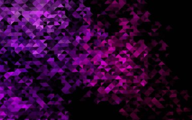 Çizgileri ve üçgenleri olan vektörsüz bir düzen. Soyut arkaplanda renkli eğimli üçgenler