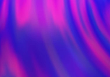 Kavisli ışık ışınları vektörü soyut parlak arkaplanı bulanıklaştırdı. Eğilimli modern illüstrasyon