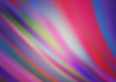 Kavisli ışık ışınları vektörü soyut parlak arkaplanı bulanıklaştırdı. Eğilimli modern illüstrasyon