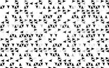 Çizgileri ve üçgenleri olan vektörsüz bir düzen. Soyut arkaplanda renkli eğimli üçgenler