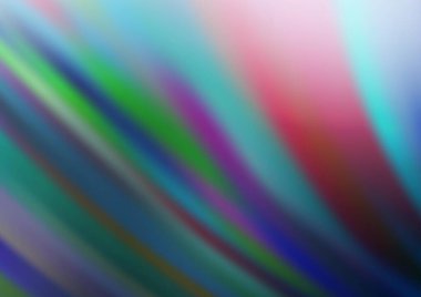 Kavisli ışık ışınları vektörü soyut parlak arkaplanı bulanıklaştırdı. Eğilimli modern illüstrasyon