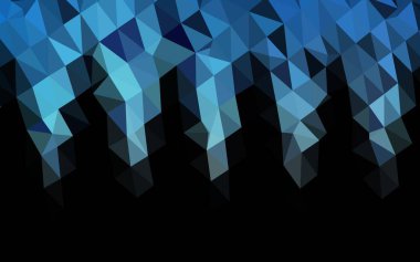 Çizgileri ve üçgenleri olan vektörsüz bir düzen. Soyut arkaplanda renkli eğimli üçgenler