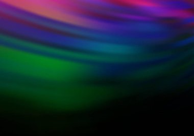 soyut renkli çizgiler ve dalgalar, vektör illüstrasyonu, kopyalama alanı deseni