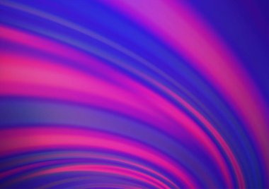 Kavisli ışık ışınları vektörü soyut parlak arkaplanı bulanıklaştırdı. Eğilimli modern illüstrasyon