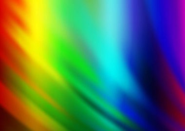 Kavisli ışık ışınları vektörü soyut parlak arkaplanı bulanıklaştırdı. Eğilimli modern illüstrasyon