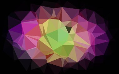 Renkli soyut üçgen arka plan. Modern vektör illüstrasyonu