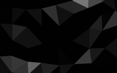 Çizgileri ve üçgenleri olan vektörsüz bir düzen. Soyut arkaplanda renkli eğimli üçgenler