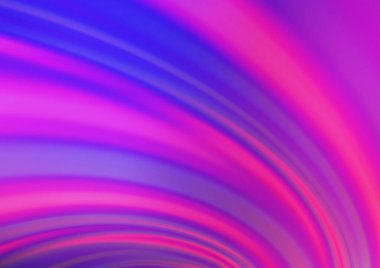 Kavisli ışık ışınları vektörü soyut parlak arkaplanı bulanıklaştırdı. Eğilimli modern illüstrasyon