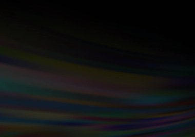 Kavisli ışık ışınları vektörü soyut parlak arkaplanı bulanıklaştırdı. Eğilimli modern illüstrasyon