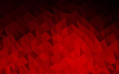 Çizgileri ve üçgenleri olan vektörsüz bir düzen. Soyut arkaplanda renkli eğimli üçgenler