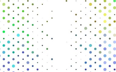 Noktalı vektör arkaplanı. Belirli soyut çemberlerle illüstrasyon. Web siteleri için desen