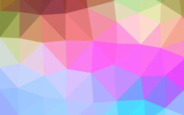 線や三角形でシームレスに配置できます 色鮮やかなグラデーションの抽象的な背景の三角形 — ストックベクタ