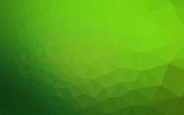 Vert Fond Abstrait Triangles Illustration Vectorielle Moderne — Image vectorielle
