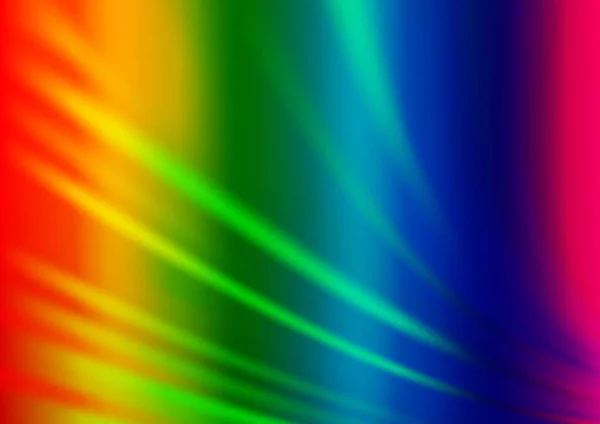 彩色抽象波 矢量图解 复制空间模式 — 图库矢量图片