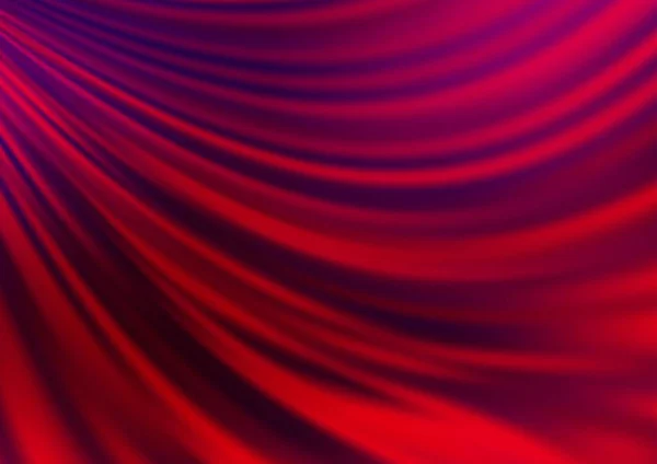 Rayons Lumineux Incurvés Dans Des Tons Rouges Vecteur Flou Briller — Image vectorielle