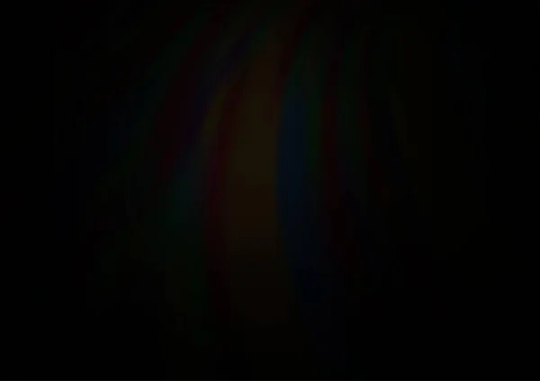 Абстрактные Красочные Линии Волны Векторная Иллюстрация Шаблон Копирования Пространства — стоковый вектор