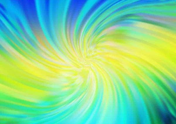 Rayos Luz Curvados Tonos Verdes Vector Difuminado Brillo Fondo Abstracto — Archivo Imágenes Vectoriales