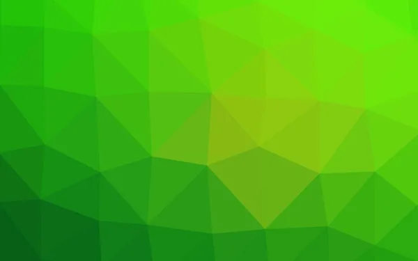 Vert Fond Abstrait Triangles Illustration Vectorielle Moderne — Image vectorielle