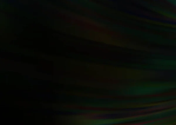 暗いトーンベクトルの湾曲した光線は抽象的な背景を輝きます グラデーションのあるモダンなイラスト — ストックベクタ