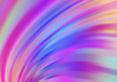 Kavisli ışık ışınları vektörü soyut parlak arkaplanı bulanıklaştırdı. Eğilimli modern illüstrasyon