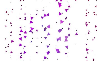 Çizgileri ve üçgenleri olan vektörsüz bir düzen. Soyut arkaplanda renkli eğimli üçgenler