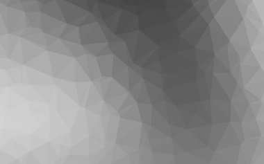 Çizgileri ve üçgenleri olan vektörsüz bir düzen. Soyut arkaplanda renkli eğimli üçgenler