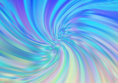 Mavi tondaki kıvrımlı ışık ışınları vektörün parlak arkaplanı bulanıklaştırdı. Gradyan ile modern illüstrasyon şablonu