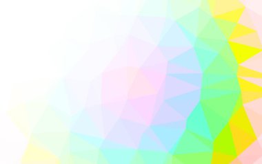 Çizgileri ve üçgenleri olan vektörsüz bir düzen. Soyut arkaplanda renkli eğimli üçgenler