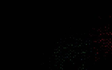 Noktalı vektör arkaplanı, soyut çemberlerin çizimi, kopyalama alanı deseni