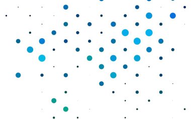 Noktalı vektör arkaplanı. Belirli soyut çemberlerle illüstrasyon. Web siteleri için desen