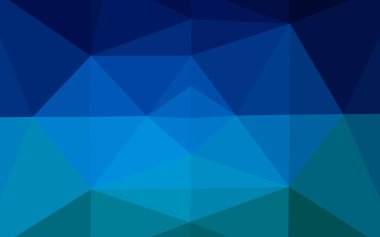 Mavi soyut üçgen arka plan. Modern vektör illüstrasyonu