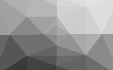 Çizgileri ve üçgenleri olan vektörsüz bir düzen. Soyut arkaplanda renkli eğimli üçgenler