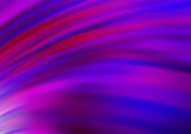 Kavisli ışık ışınları vektörü soyut parlak arkaplanı bulanıklaştırdı. Eğilimli modern illüstrasyon