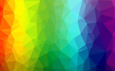 Çizgileri ve üçgenleri olan vektörsüz bir düzen. Soyut arkaplanda renkli eğimli üçgenler