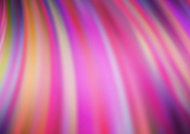 Kavisli ışık ışınları vektörü soyut parlak arkaplanı bulanıklaştırdı. Eğilimli modern illüstrasyon