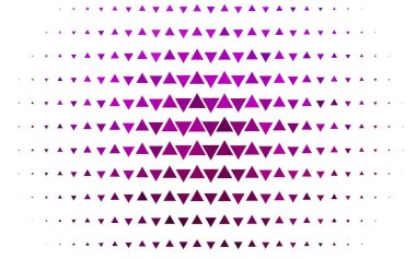 Çizgileri ve üçgenleri olan vektörsüz bir düzen. Soyut arkaplanda renkli eğimli üçgenler