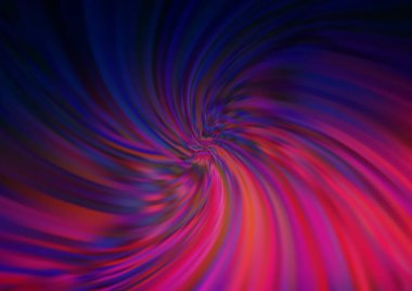 Kavisli ışık ışınları vektörü soyut parlak arkaplanı bulanıklaştırdı. Eğilimli modern illüstrasyon