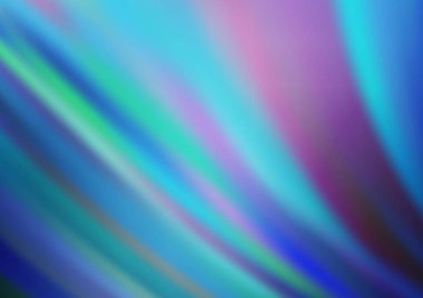 Kavisli ışık ışınları vektörü soyut parlak arkaplanı bulanıklaştırdı. Eğilimli modern illüstrasyon