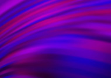Kavisli ışık ışınları vektörü soyut parlak arkaplanı bulanıklaştırdı. Eğilimli modern illüstrasyon