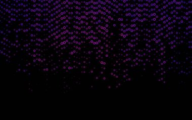 Noktalı vektör arkaplanı, soyut çemberlerin çizimi, kopyalama alanı deseni