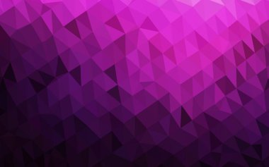 Çizgileri ve üçgenleri olan vektörsüz bir düzen. Soyut arkaplanda renkli eğimli üçgenler