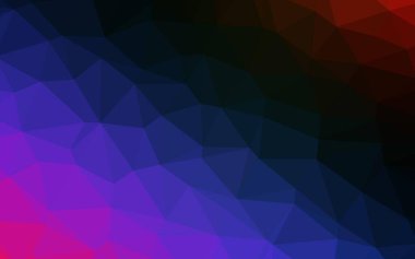 Mavi soyut üçgen arka plan. Modern vektör illüstrasyonu