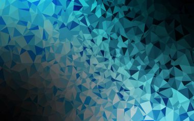 Çizgileri ve üçgenleri olan vektörsüz bir düzen. Soyut arkaplanda renkli eğimli üçgenler