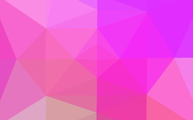 Çizgileri ve üçgenleri olan vektörsüz bir düzen. Soyut arkaplanda renkli eğimli üçgenler