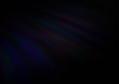 Farklı şekil ve renklerdeki bulanık dalga çizgileri. Gradyanı olan belirsiz soyut bir illüstrasyon.