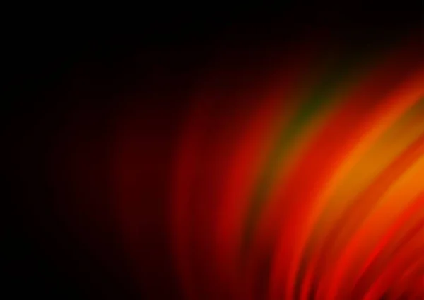 Rayos Luz Curvados Tonos Rojos Vector Difuminado Brillo Fondo Abstracto — Vector de stock