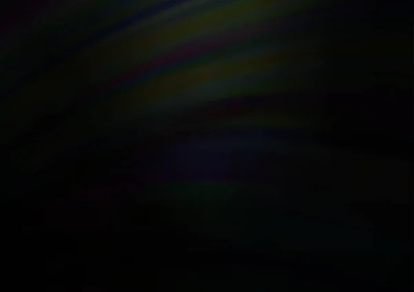 Изогнутые Световые Лучи Темных Тонах Вектора Размыли Блеск Абстрактного Фона — стоковый вектор