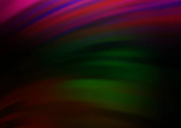 Gebogene Lichtstrahlen Dunklen Tönen Vektor Verschwommenen Glanz Abstrakten Hintergrund Moderne — Stockvektor