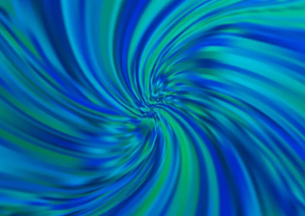 青い色調で湾曲した光線ベクトルぼやけた輝き抽象的な背景 グラデーションのあるモダンなイラストテンプレート — ストックベクタ